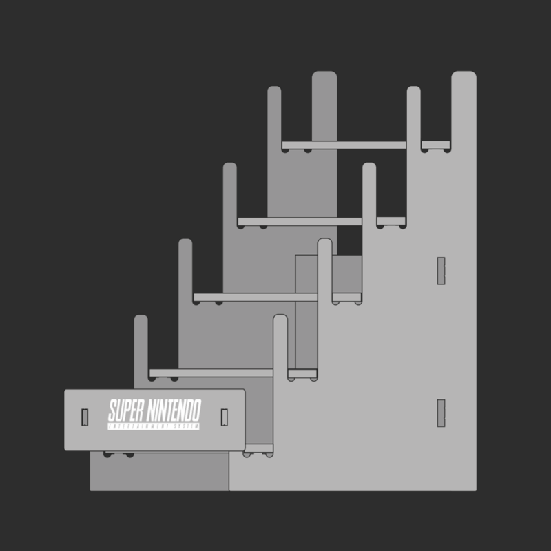 Organizador Escalera Super Nintendo - Imagen 2