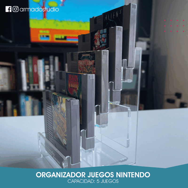 Organizador Escalera Nintendo Entertainment System